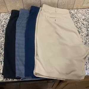 Ben Hogan Men's Golf Shorts LOT OF 4 Gently Worn Size 44 Straight Front